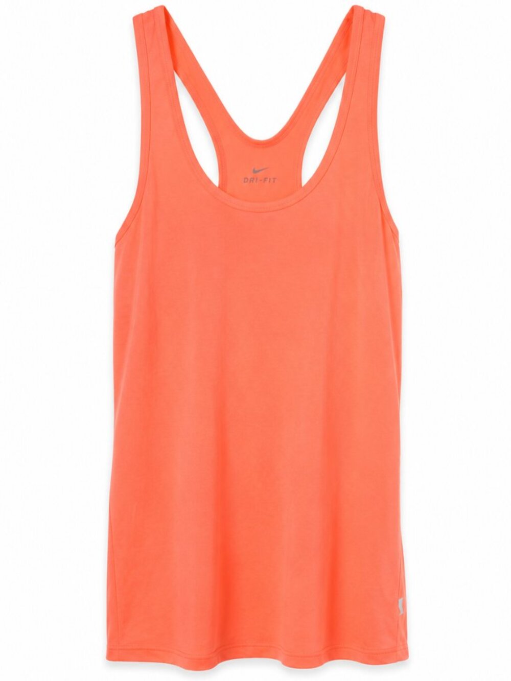Nike Dri-FIT Racerback Tank Top Vibrant Orange Size Small